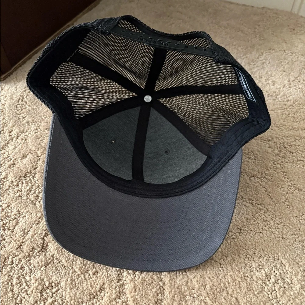 Richardson Style 112 Green Diamond Gray and Black Trucker Hat - Picture 2 of 4